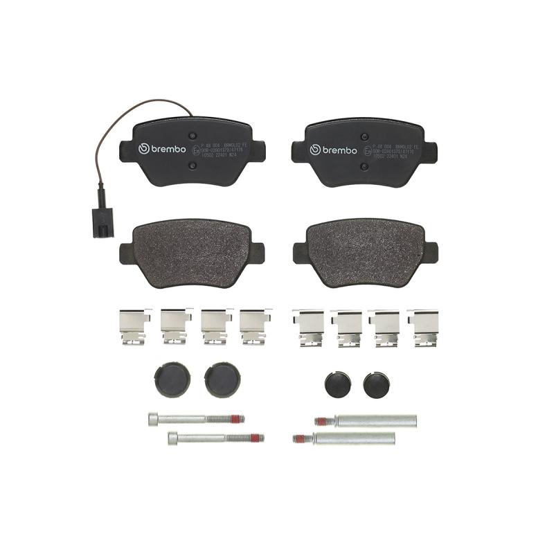 Jeu de 4 plaquettes de frein arrière BREMBO P 48 004 - Visuel 2