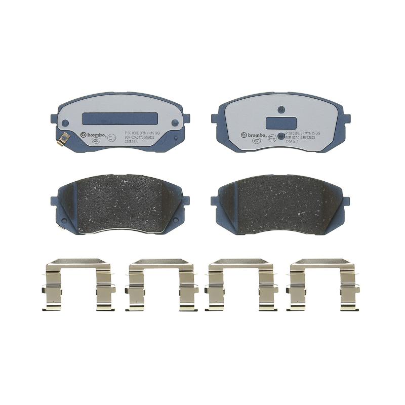 Jeu de 4 plaquettes de frein avant BREMBO P 30 056E - Visuel 2