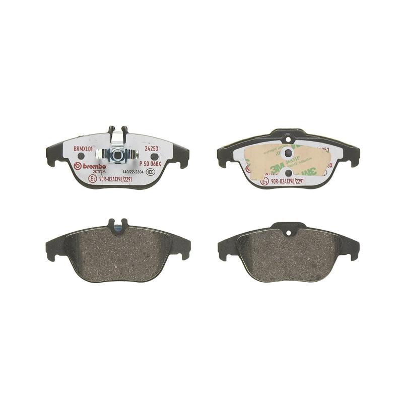 Jeu de 4 plaquettes de frein arrière BREMBO P 50 068X - Visuel 2
