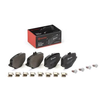 Jeu de 4 plaquettes de frein arrière BREMBO OEM A0004203705