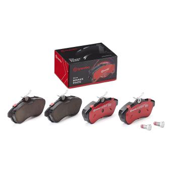Jeu de 4 plaquettes de frein avant BREMBO OEM 1611334680