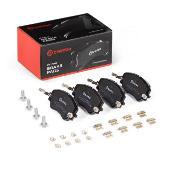 Jeu de 4 plaquettes de frein avant BREMBO P 61 145 pour OPEL CORSA 1,2 MHEV - 110cv