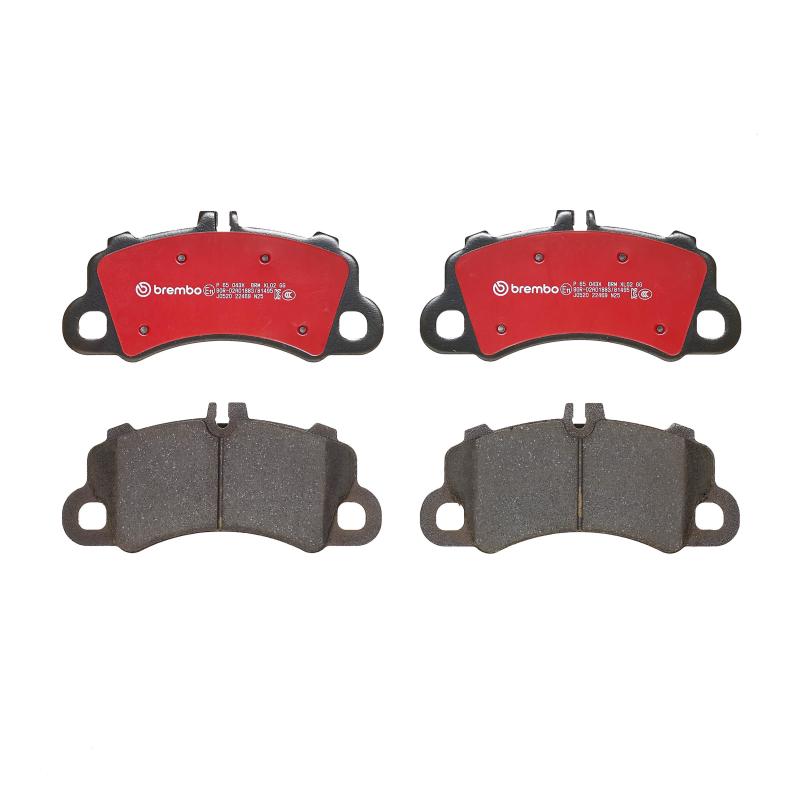 Jeu de 4 plaquettes de frein avant BREMBO P 65 043X - Visuel 2