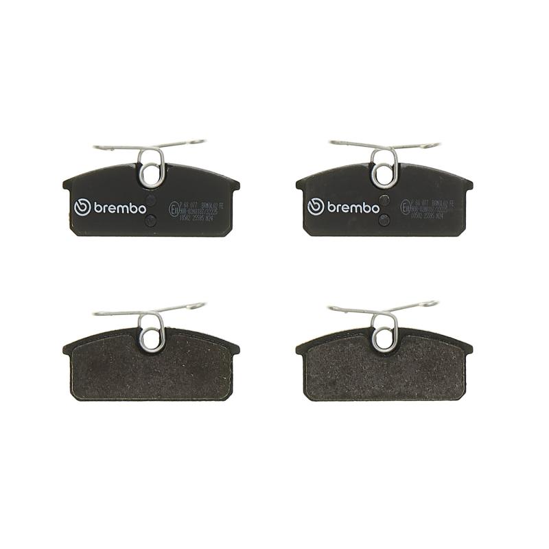 Jeu de 4 plaquettes de frein arrière BREMBO P 68 077 - Visuel 2