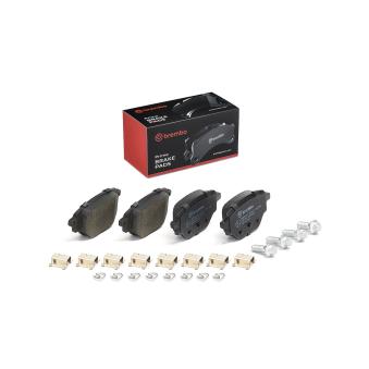 Jeu de 4 plaquettes de frein arrière BREMBO OEM 1664737180