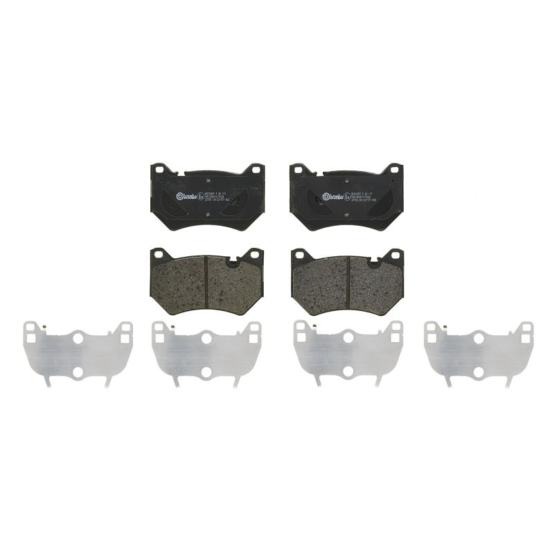 Jeu de 4 plaquettes de frein avant BREMBO P 85 177 - Visuel 2