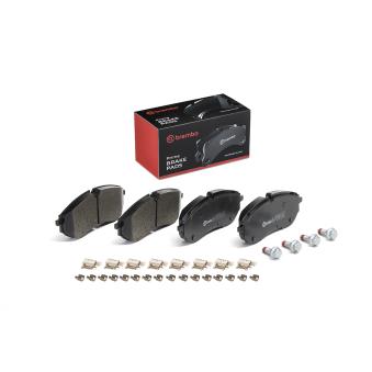 Jeu de 4 plaquettes de frein avant BREMBO OEM 2N0698151B