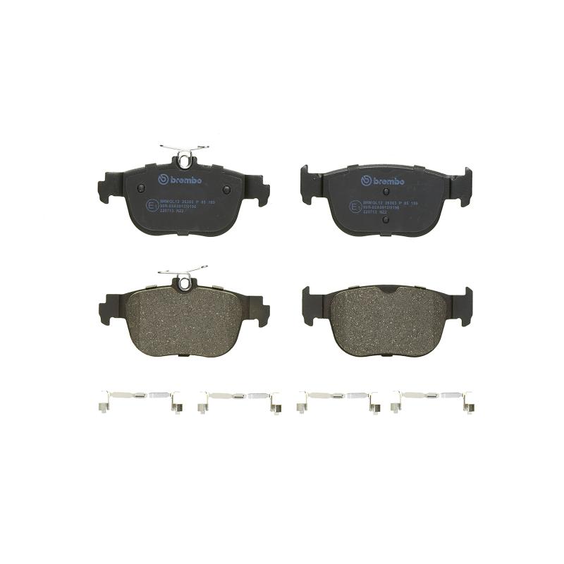 Jeu de 4 plaquettes de frein arrière BREMBO P 85 189 - Visuel 2