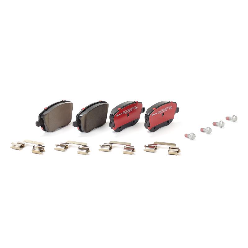 Jeu de 4 plaquettes de frein avant BREMBO P 85 057X - Visuel 1