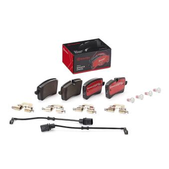 Jeu de 4 plaquettes de frein arrière BREMBO OEM 4GD698451