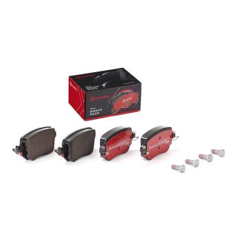 Jeu de 4 plaquettes de frein arrière BREMBO OEM 7N0698451B