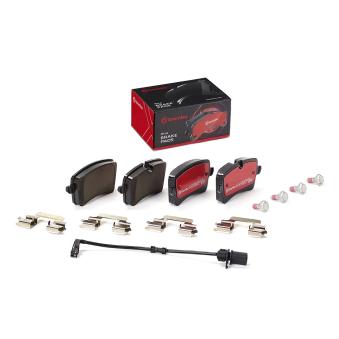 Jeu de 4 plaquettes de frein arrière BREMBO OEM PAB698451 Jeu de 4 plaquettes de frein arrière BREMBO OEM PAB698451