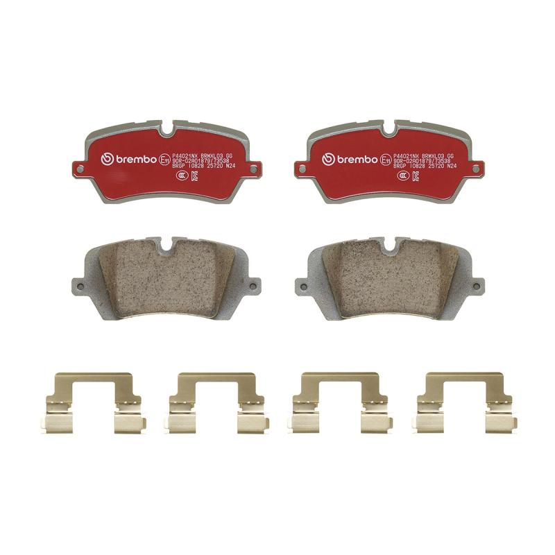 Jeu de 4 plaquettes de frein avant BREMBO P44021NX - Visuel 2