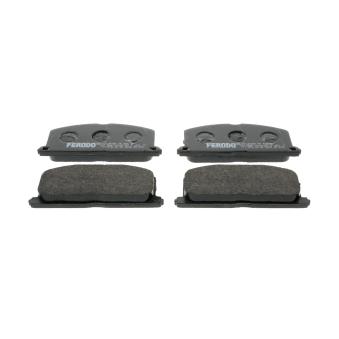 Jeu de 4 plaquettes de frein avant FERODO FDB308 pour TOYOTA CARINA 2.0 GLI - 128cv