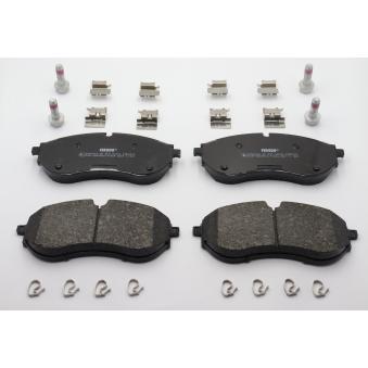 Jeu de 4 plaquettes de frein avant FERODO OEM 2N0698151B