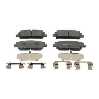 Jeu de 4 plaquettes de frein avant FERODO OEM 58101S1A80