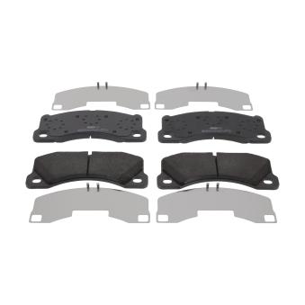 Jeu de 4 plaquettes de frein avant FERODO OEM 7p6698151b