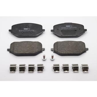 Jeu de 4 plaquettes de frein avant FERODO FDB5337 pour CADILLAC DEVILLE 1.2 PureTech 110 - 110cv