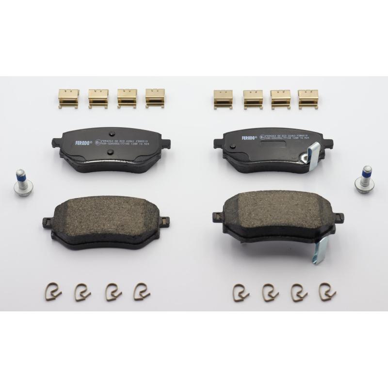 Jeu de 4 plaquettes de frein avant FERODO FDB5519 - Visuel 1