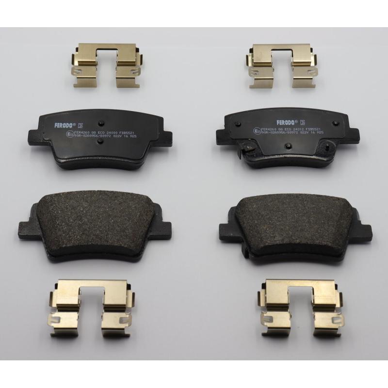 Jeu de 4 plaquettes de frein avant FERODO FDB5521 - Visuel 1