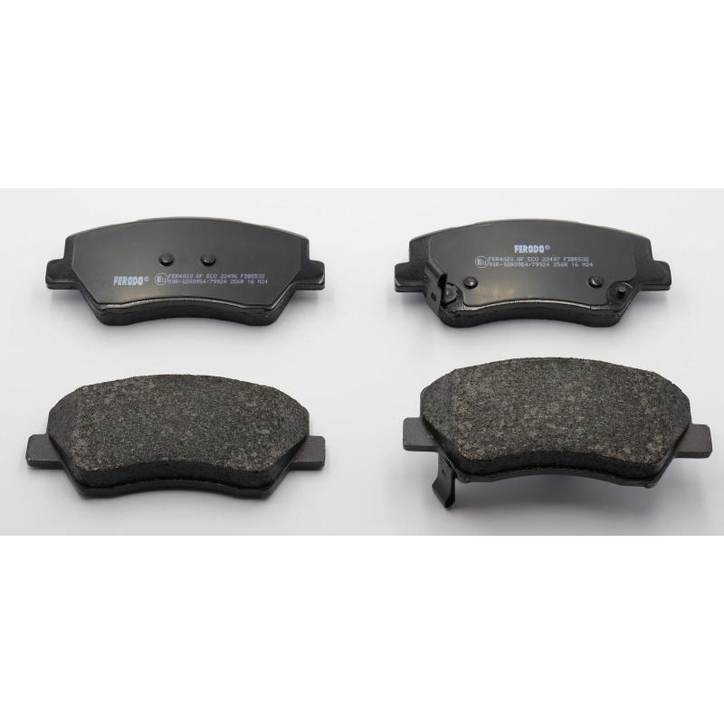 Jeu de 4 plaquettes de frein avant FERODO FDB5532 - Visuel 1