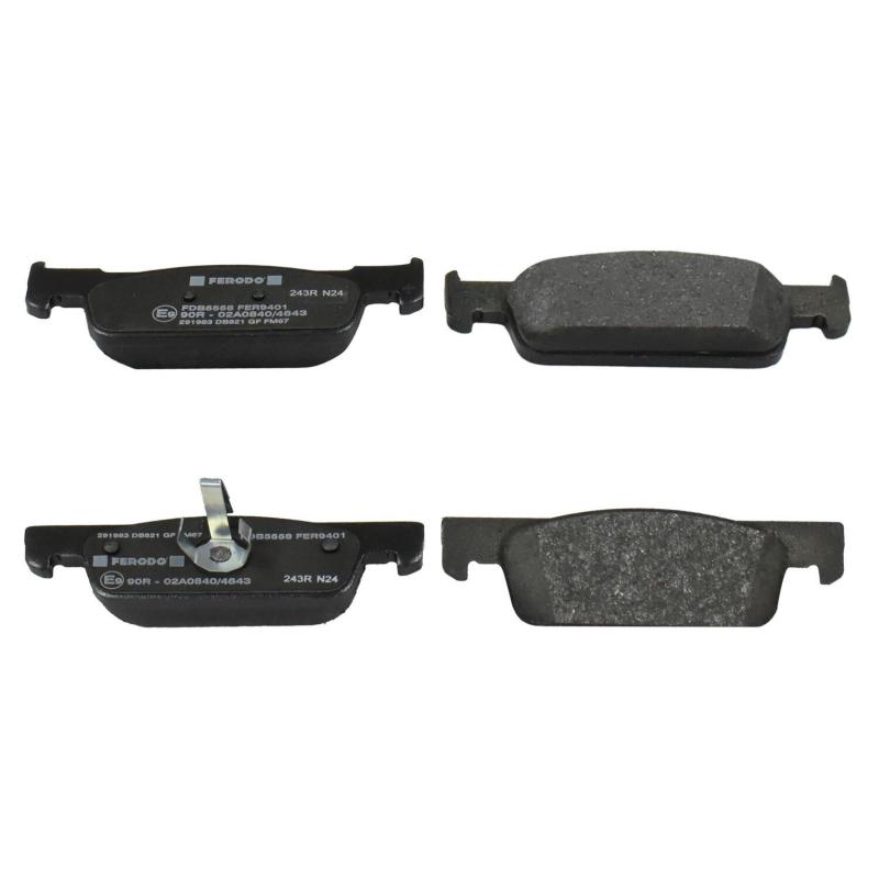 Jeu de 4 plaquettes de frein avant FERODO FDB5558 - Visuel 1