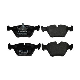 Jeu de 4 plaquettes de frein avant FERODO OEM JLM21917