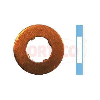 Bague d'étanchéité, porte-injecteur CORTECO 49430606 pour MERCEDES-BENZ GLC 2.0 CD - 143cv