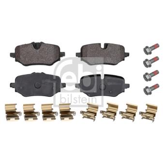 Jeu de 4 plaquettes de frein avant FEBI BILSTEIN 1002008