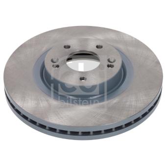 Jeu de 2 disques de frein avant FEBI BILSTEIN 108408 pour RENAULT MEGANE 2.2 CRDi 4WD - 200cv