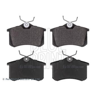 Jeu de 4 plaquettes de frein arrière BLUE PRINT ADV184206 pour SEAT CORDOBA 1.6 i - 101cv