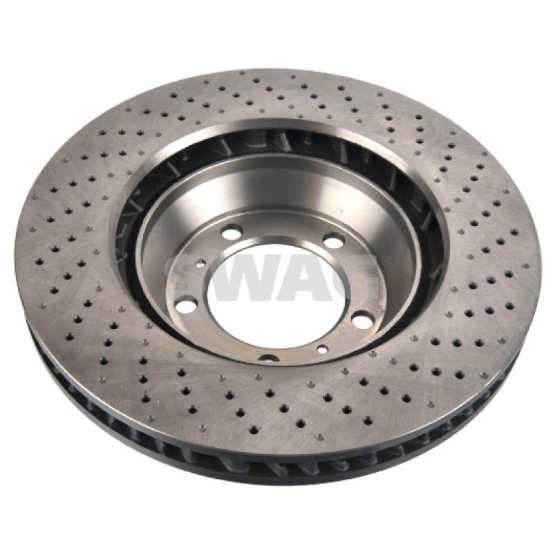 Disque de frein avant gauche SWAG 33 10 5101 - Visuel 1