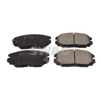 Jeu de 4 plaquettes de frein avant SWAG 33 10 5119 pour CHEVROLET C1500 3.3 - 250cv