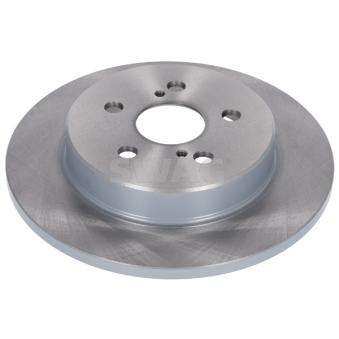 Jeu de 2 disques de frein arrière SWAG 33 10 4930 pour TOYOTA COROLLA 1.6 VVTi - 132cv