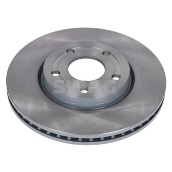 Jeu de 2 disques de frein avant SWAG 33 10 4933 pour FORD PUMA 1.5 EcoBlue - 120cv