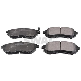 Jeu de 4 plaquettes de frein avant SWAG 33 10 5444 pour RENAULT KADJAR 1.6 VVT - 120cv