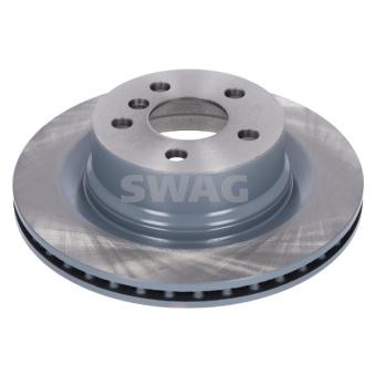 Jeu de 2 disques de frein arrière SWAG 33 10 6313 pour SKODA ROOMSTER Praktik 320 d Mild-Hybrid - 163cv