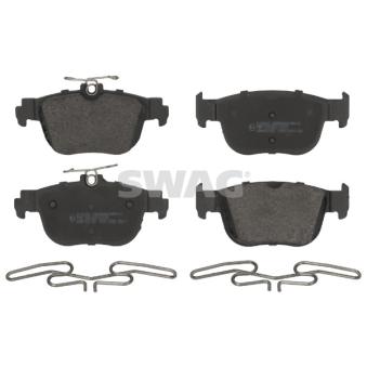 Jeu de 4 plaquettes de frein arrière SWAG 33 10 9323 pour TOYOTA TUNDRA 1,5 TGI CNG - 131cv