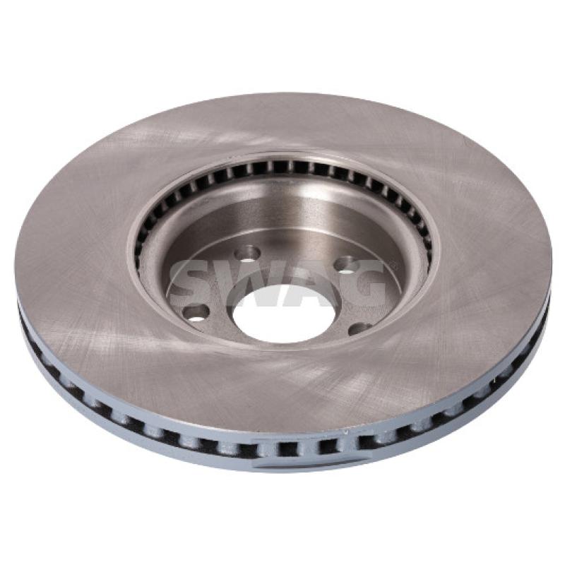 Jeu de 2 disques de frein avant SWAG 33 10 9508 - Visuel 1