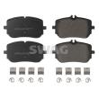 Jeu de 4 plaquettes de frein avant SWAG [33 11 0388]