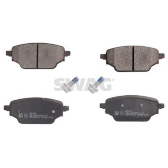 Jeu de 4 plaquettes de frein avant SWAG OEM 440600569r