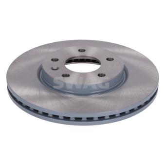 Jeu de 2 disques de frein avant SWAG 40 93 9190 pour PORSCHE PANAMERA 1.7 CDTI - 101cv