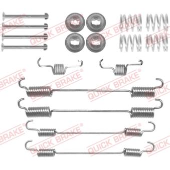 Kit d'accessoires, mâchoire de frein QUICK BRAKE 105-0057 pour KIA PRIDE 1,0 TCe 110 - 110cv