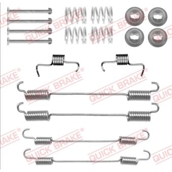 Kit d'accessoires, mâchoire de frein QUICK BRAKE 105-0059 pour KIA PRIDE 1,0 TCe 110 - 110cv