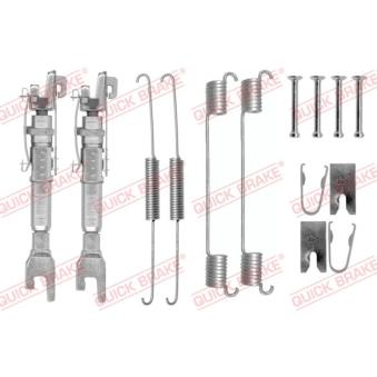 Kit d'accessoires, mâchoire de frein QUICK BRAKE 105-0781S pour FIAT MAREA 1.9 TD 75 - 75cv