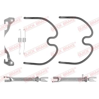 Kit d'accessoires, mâchoire de frein QUICK BRAKE 105-0872S pour SUZUKI WAGON 1.2 - 80cv
