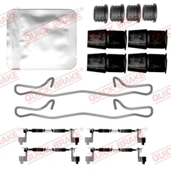 Kit d'accessoires, plaquette de frein à disque QUICK BRAKE 109-0155 pour TESLA MODEL S 60 - 320cv