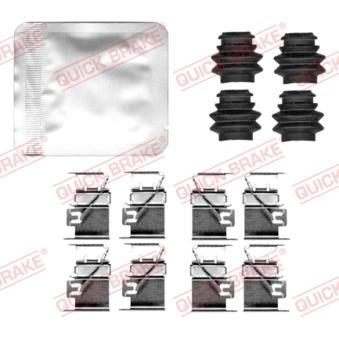 Kit d'accessoires, plaquette de frein à disque QUICK BRAKE 109-0172 pour KIA EV6 77 - 228cv