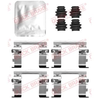 Kit d'accessoires, plaquette de frein à disque QUICK BRAKE 109-0178 pour KIA EV6 77 - 228cv