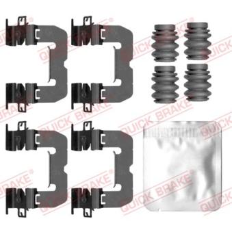 Kit d'accessoires, plaquette de frein à disque QUICK BRAKE 109-0188 pour MINI MINI COOPER E - 184cv